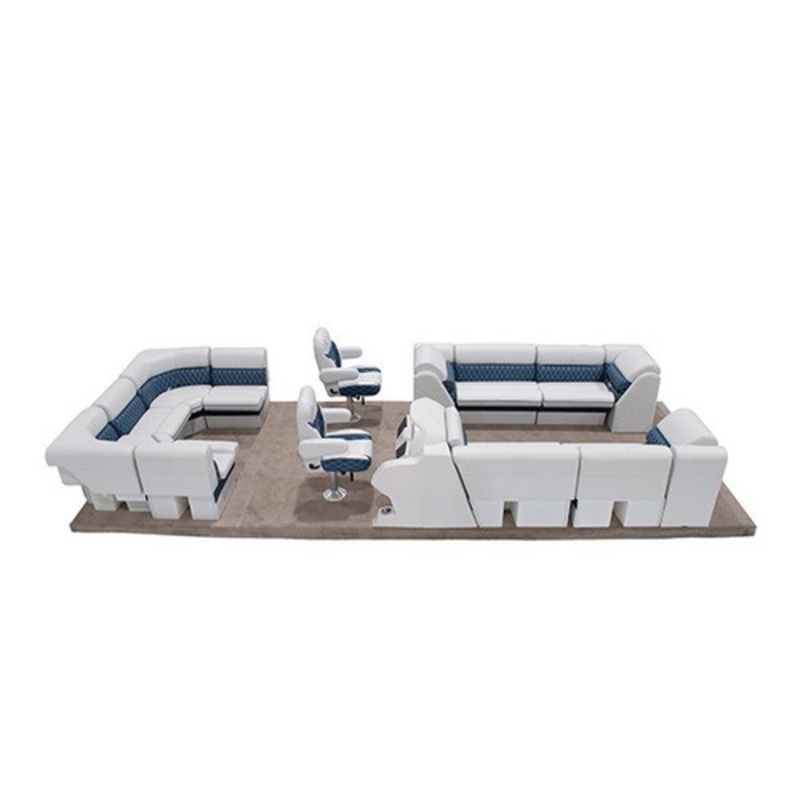 Lippert Sunset Dual Bucket 18-22′ Pontoon Furniture Set