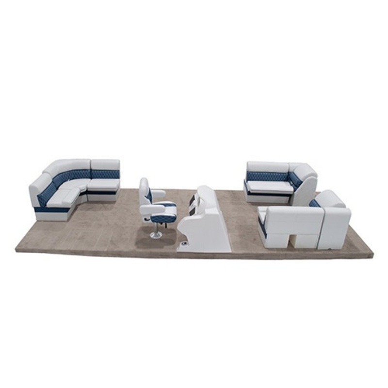 Lippert Sunset Rear L & Front Lounge Pontoon Furniture Set