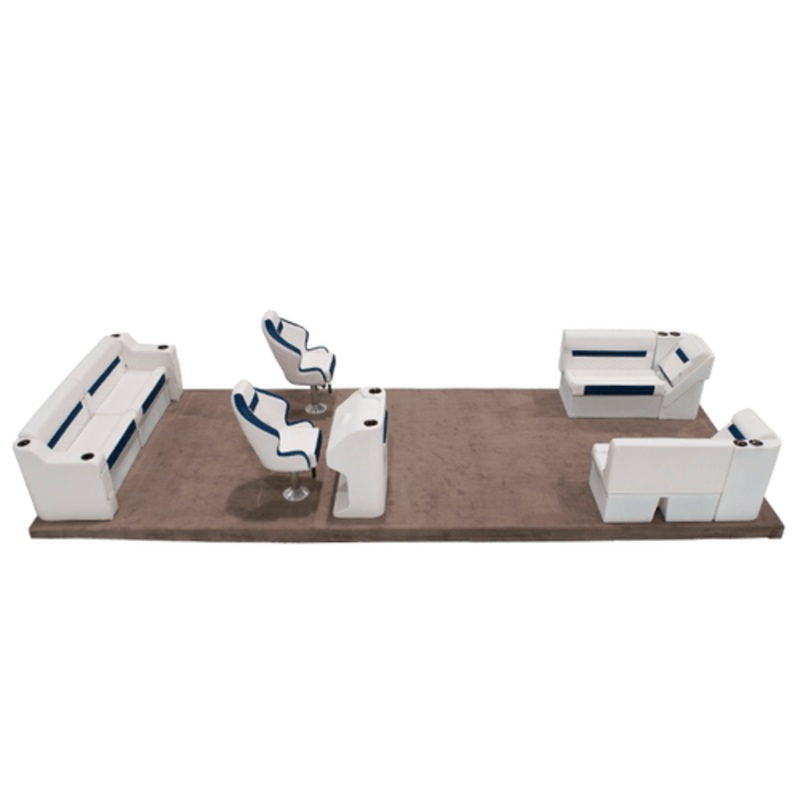 Wise DLX 18′-22′ Dual Bucket Pontoon Furniture Set
