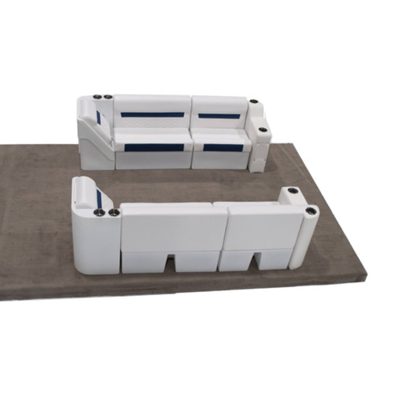 Wise DLX Front Bench & Leanback Pontoon Furniture Set