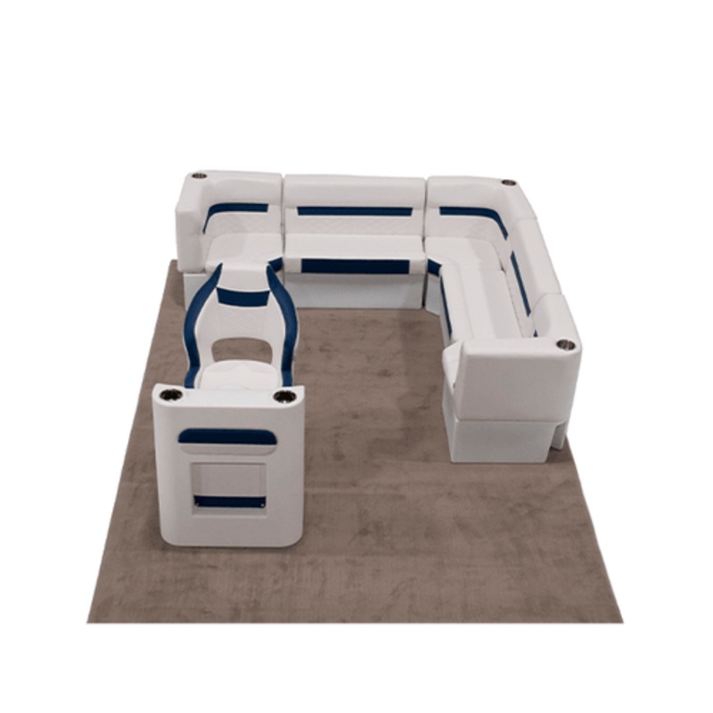 Wise DLX Rear L Pontoon Furniture Set