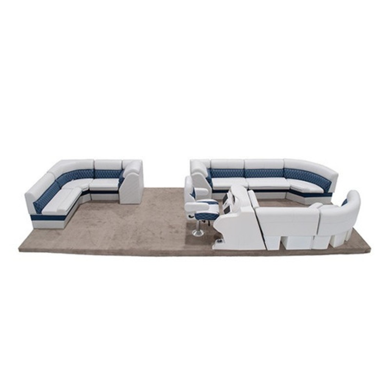 Lippert Sunset Collection Rear L with Front Pontoon Furniture Set