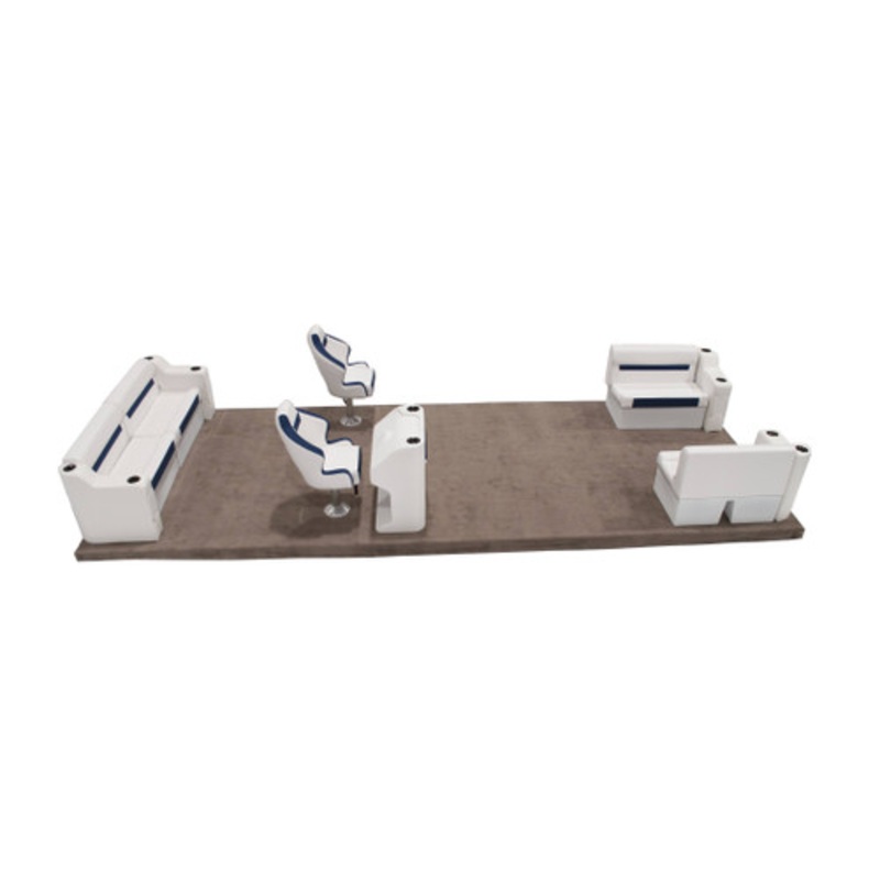 Wise DLX Complete 18-22′ Dual Bucket Fishing Pontoon Furniture Set