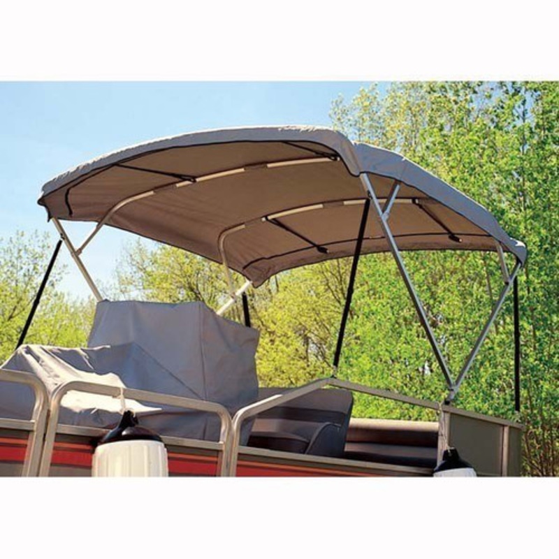 Deluxe Pontoon Bimini Top 102 Width X 56 Height X 8 Ft Length
