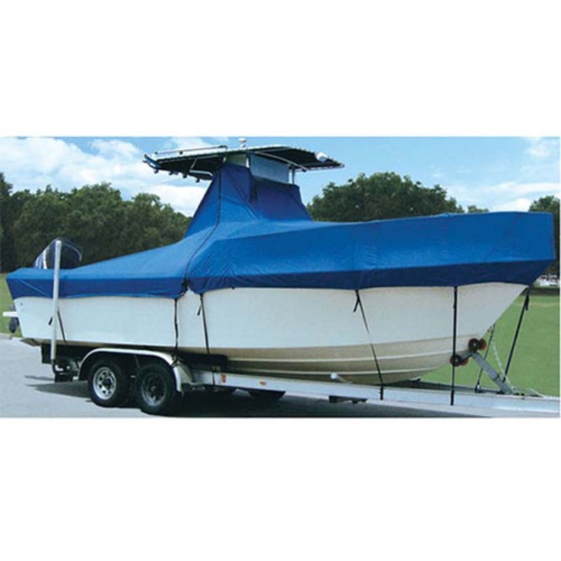 Center Console T-Top Boat Cover w/ Bow Rail 19’5 to 20’4 Length Beam 102