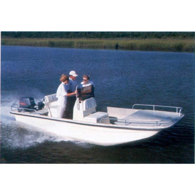 Square Bow Bay Boat Cover 22’6 to 23’5 Length 96 Beam