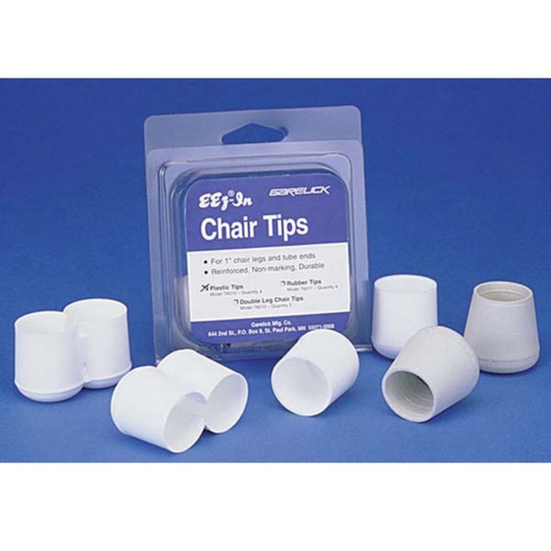 Garelick 4 Pack Poly Replacement Chair Tips 76010