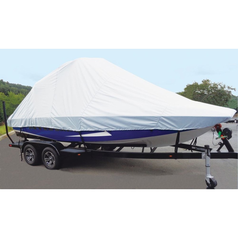CARVER 10201P – 08-09 SEA RAY 210 SUNDECK W/SWIM PLATFORM TRAVEL COVER Performance Poly-Guard (Haze Gray)