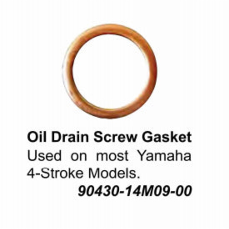 90430-14M09-00 Yamaha Crankcase Oil Gasket 4-Stroke 9.9-300HP (1999~)