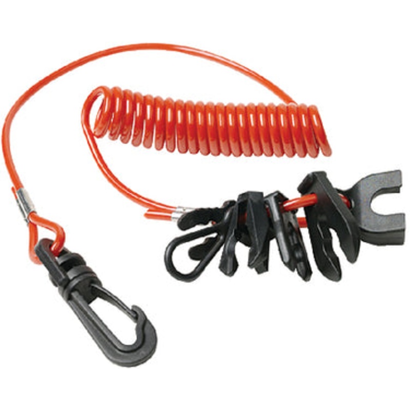 Seachoice 50-11671 Replacement Lanyard With 7 Key For Kill Switch