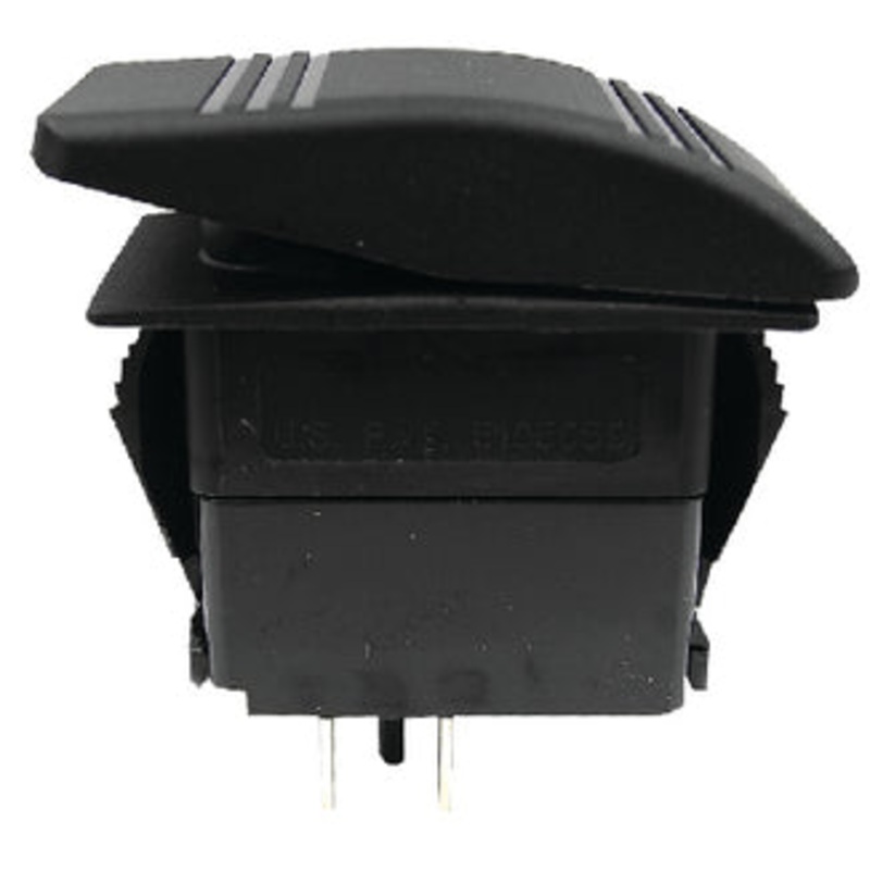 Seachoice 50-12801 Contura Non-Illuminated Rocker Switch ON-OFF SPST Rated 20A @ 12V, 15A @ 125VAC and 10A @ 250VAC