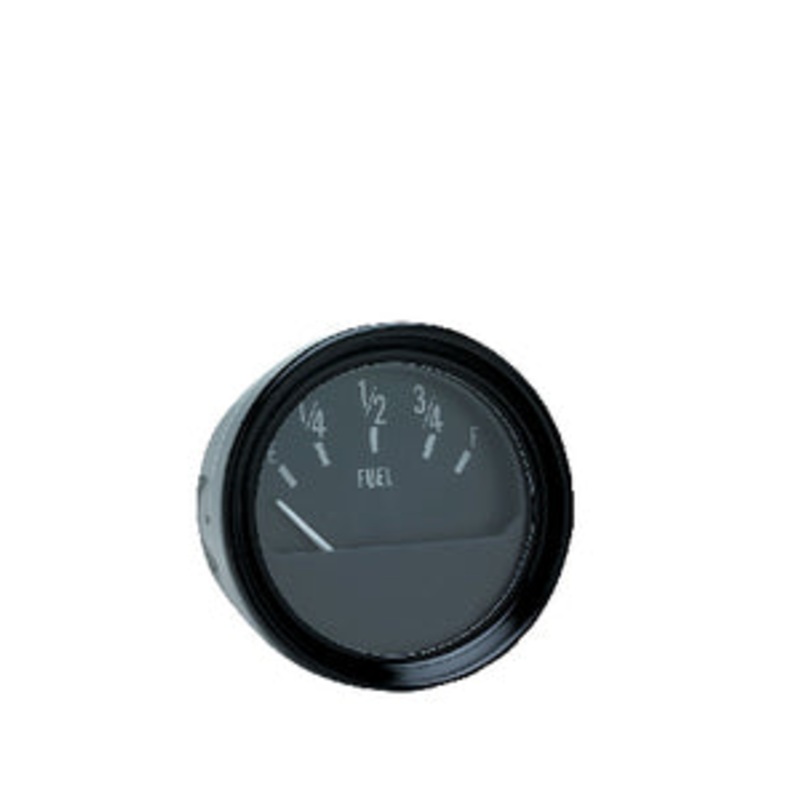Seachoice 50-15441 Fuel Gauge, Black Bezel