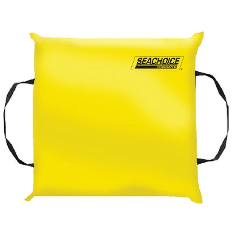 Seachoice 50-44900 Type IV Foam Safety Throw Cusion – Yellow