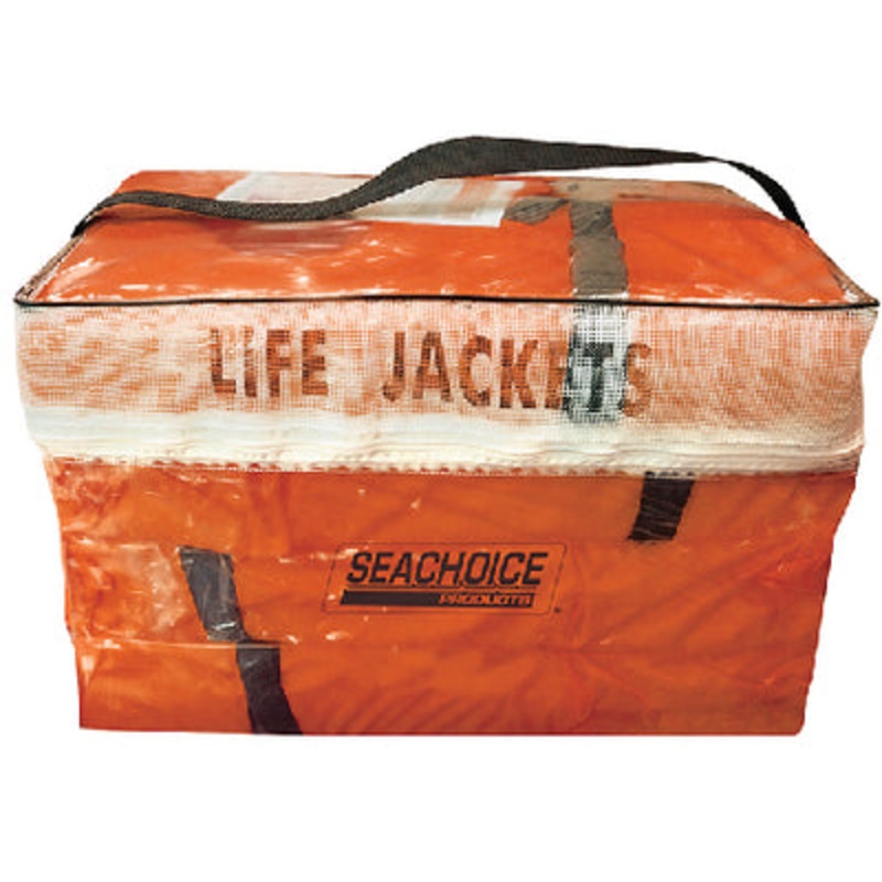 Seachoice 50-85510 Adult Universal Type II USCGA Life Vest Pack, Orange (4-Pack)