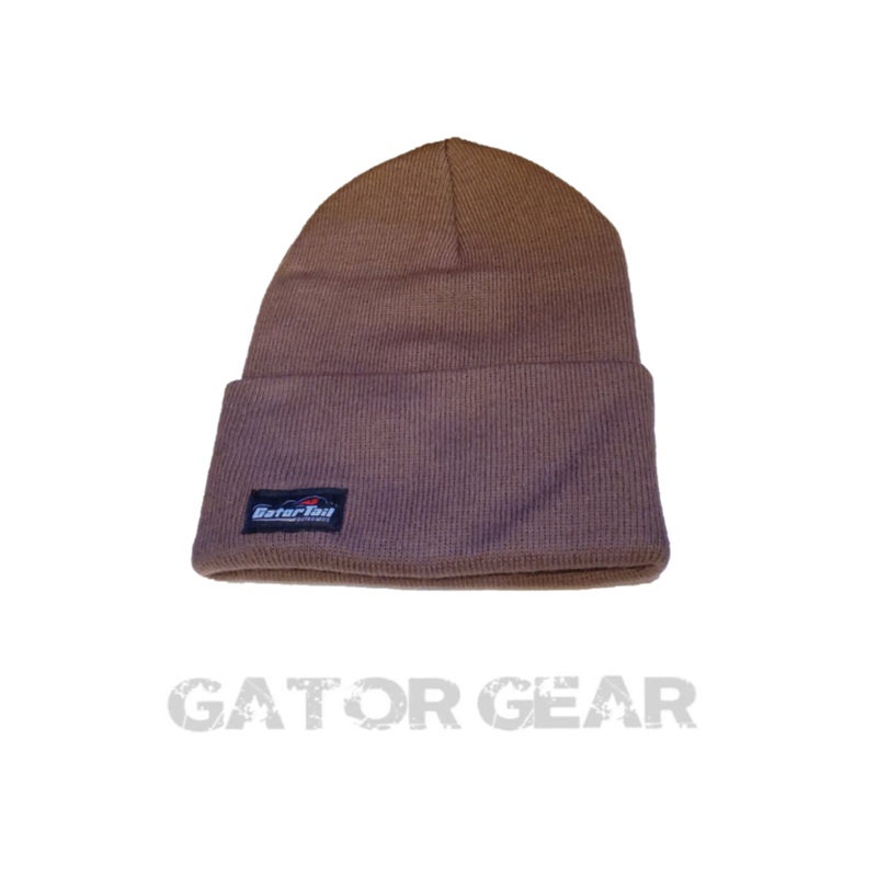 Brown Knit Beanie