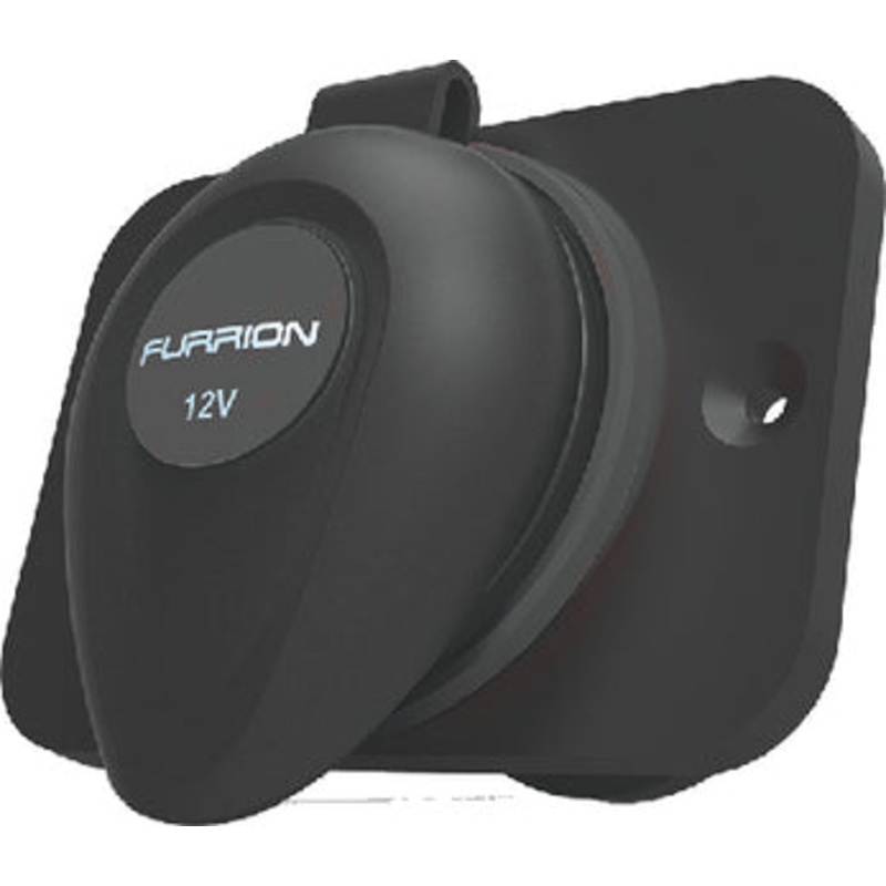 Furrion 815-381727 Black & Red 12V RV Cigarette Lighter Socket