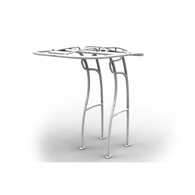 Raider RD600 T-Top for Center Console Boats Anodized with Clear Finish