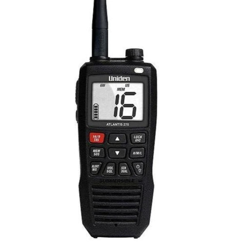Uniden Atlantis 275 Two-Way VHF Floating Handheld Radio UNI-ATLANTIS275