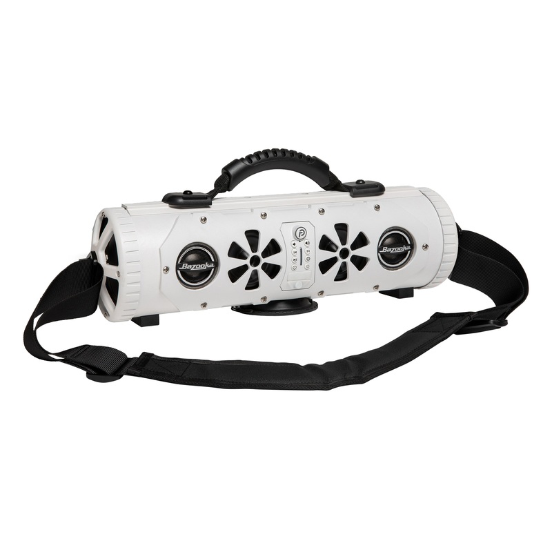 Bazooka G3 Party Bar MINI Portable Bluetooth Speaker | 70 Hours Battery Life | IP66 Waterproof | 450-watt MAX power | RGB-LED Lights | with one-click Party Button music-sharing technology | 6 Marine Grade Speakers