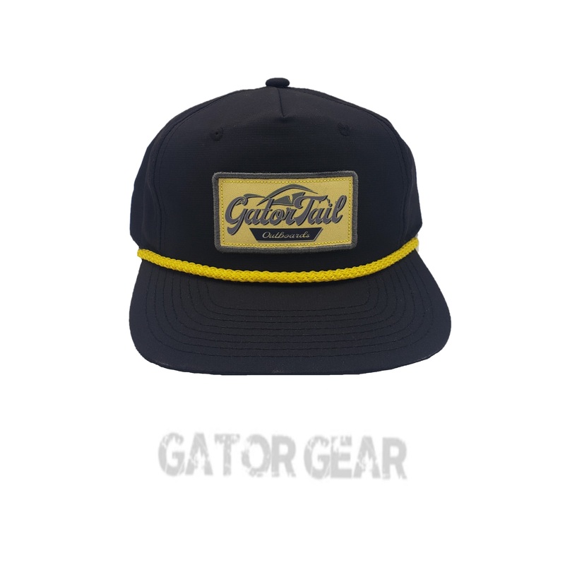 Black/Gold Rope Cloth Patch