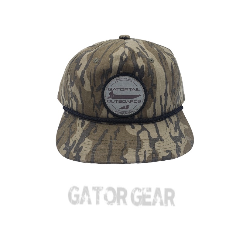 Bottom Land/Black Rope Cloth Patch