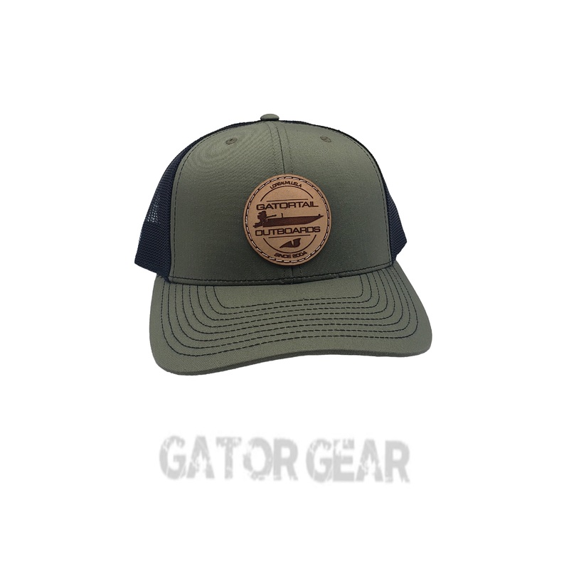 LODEN/BLACK Leather Boat Patch