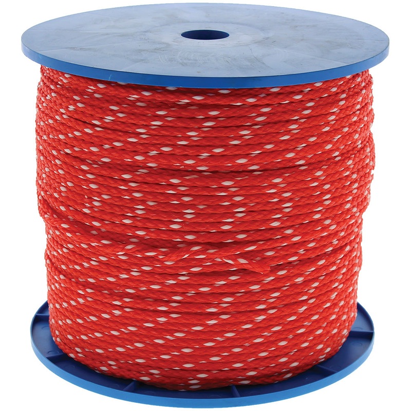 Bulk Spool | Hollow Braid MFP|Red & White | 1/4″ x 1000’|Blue & White | 1/4″ x 1000’|White | 1/2″ x 500′