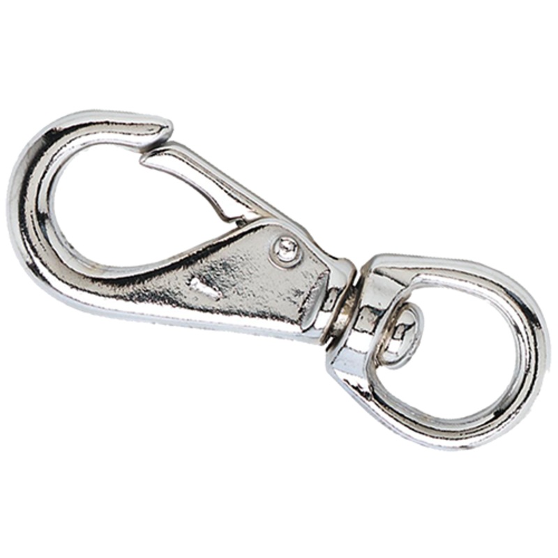 Chrome Plated Brass Swivel Eye Snap