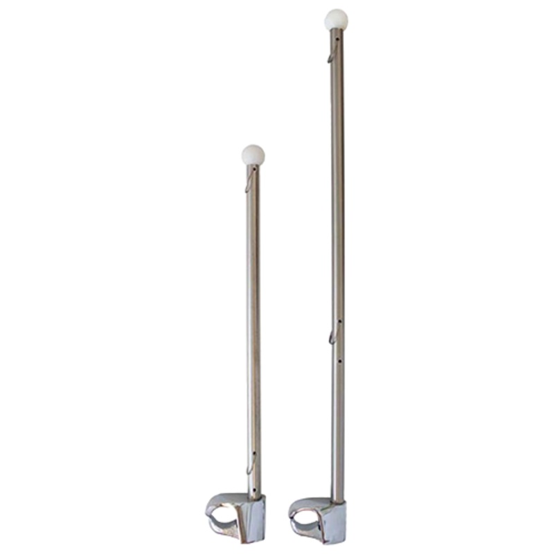 Flagstaffs|(A) 14″ Flagstaff|(B) 19″ Flagstaff|(C) 15 1/2″ Flagstaff and Socket|(D) 17″ Flagstaff and Socket