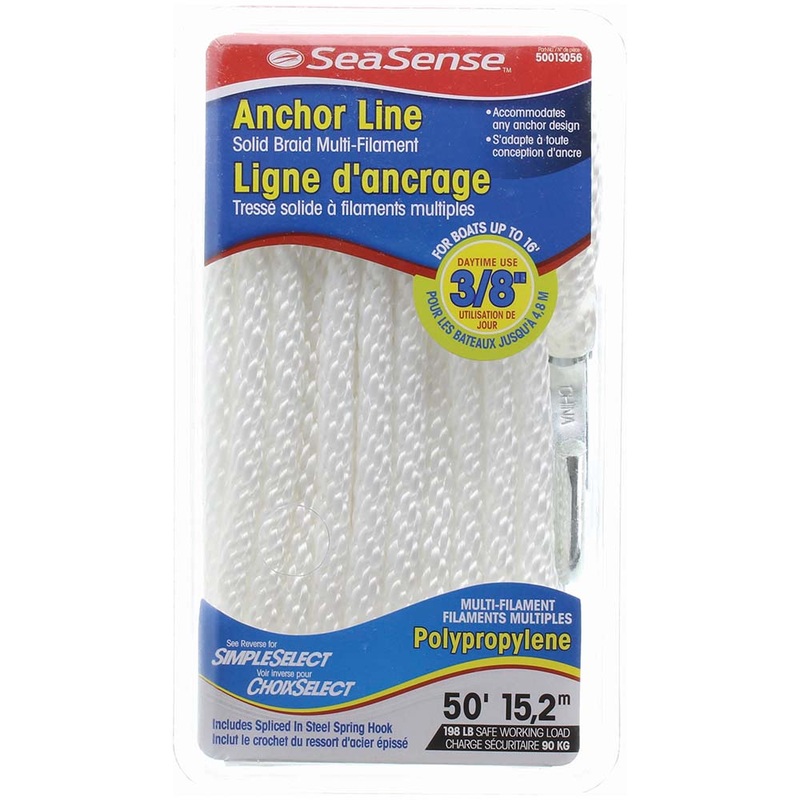 Solid Braid Multi-Filament Polypropylene Anchor Line