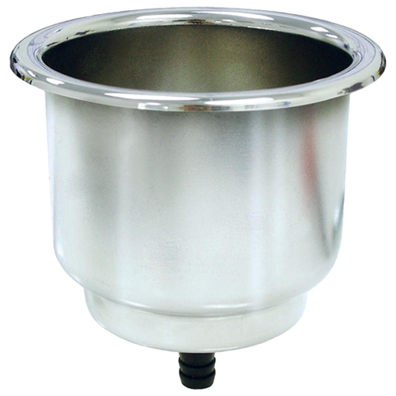 Stainless Steel Recessed Cup Holder