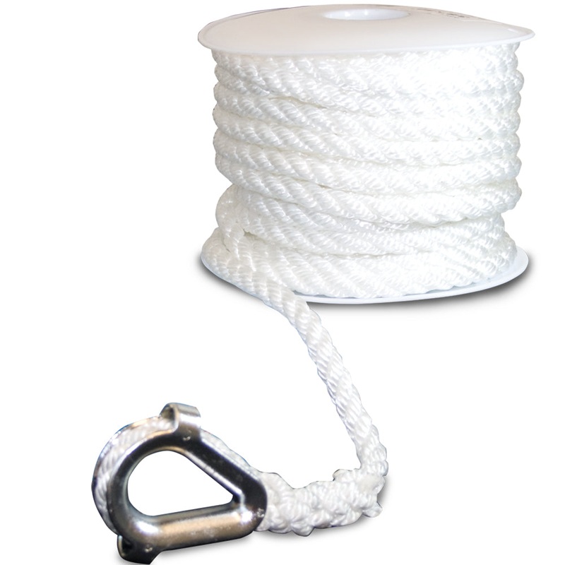 Three Strand Twisted Nylon Anchor Line