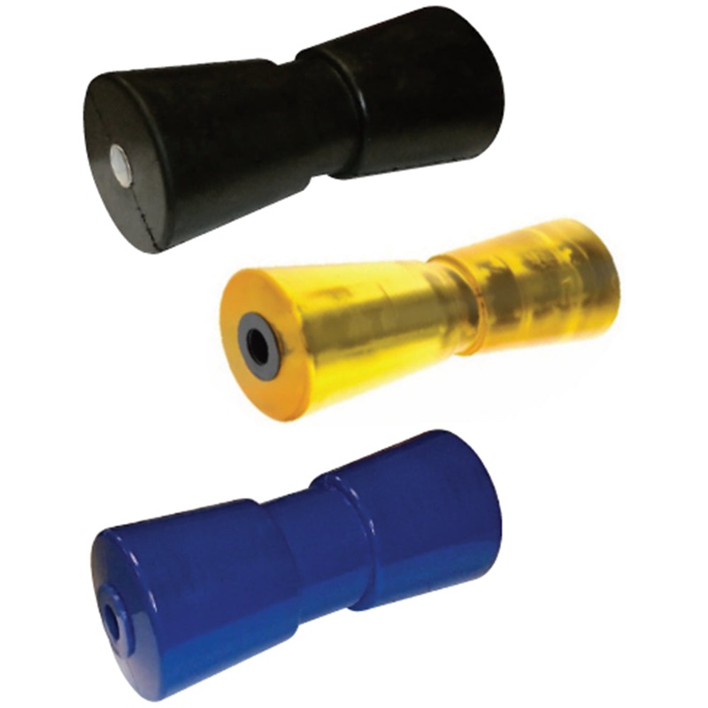 Keel Roller|8″|10″|12″|Poly Vinyl|Black Rubber|Polyurethane