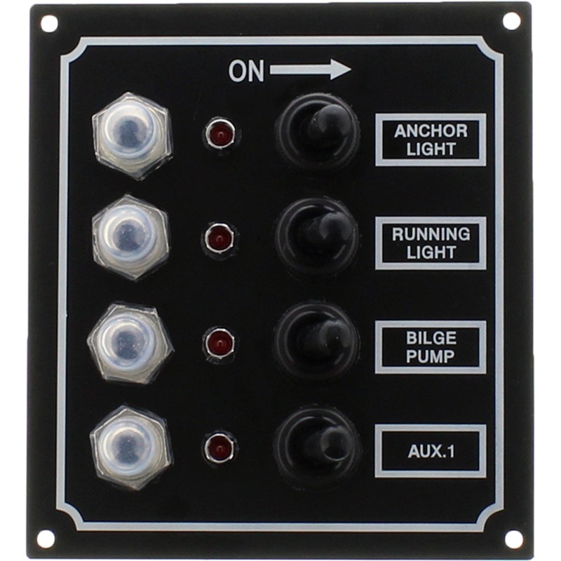 LED Switch Panels|4 Gang LED Switch Panel|6 Gang LED Switch Panel