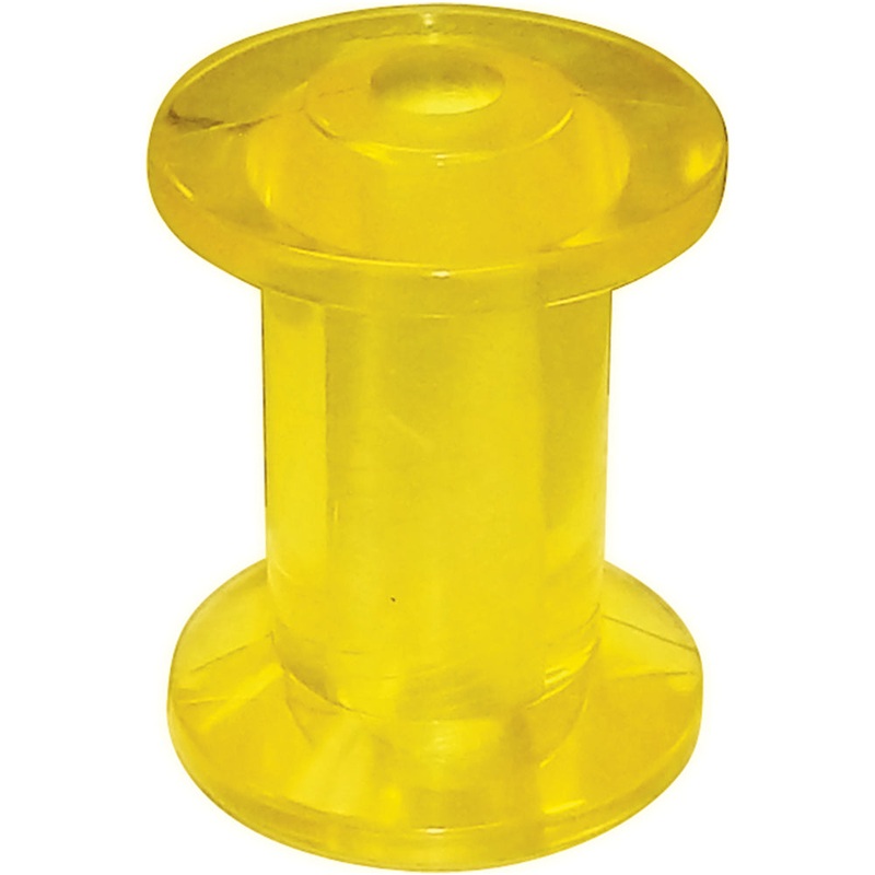 Spool Roller|4″|5″|Poly Vinyl|Black Rubber|Polyurethane|5/8″|1/2″