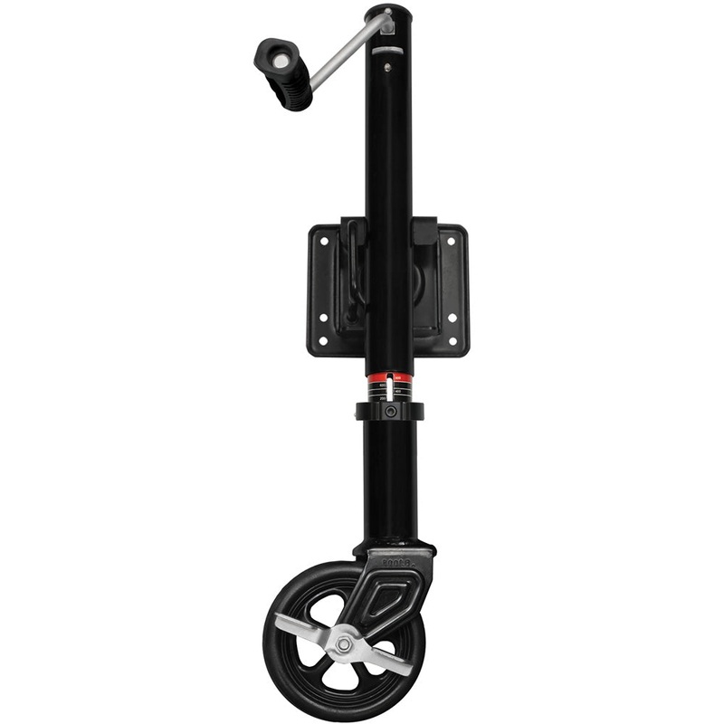 Tongue Weight Indicator Safety Swing-Up Trailer Jack | 800 lb
