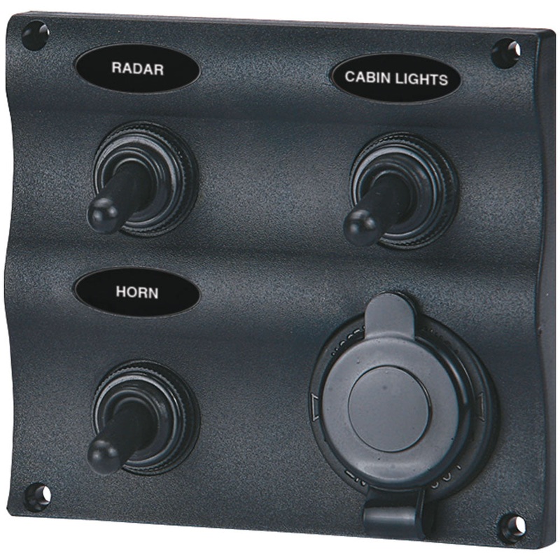 Wave Design Switch Panels|3 Gang Toggle Switch|4 Gang Toggle Switch|5 Gang Toggle Switch|6 Gang Toggle Switch