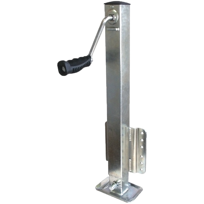 Zinc Plated Square Tube Trailer Jack | 2500 lb