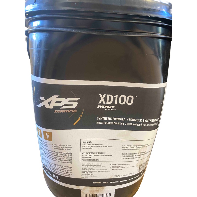 5 Gallon XD100 XD 100 Evinrude Etec 2 Stroke Oil (5 Gallon).