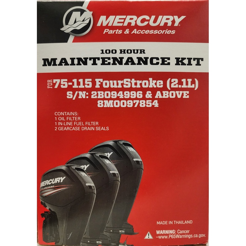 8M0097854 – 100 Hour Service Kit 75-115hp EFI