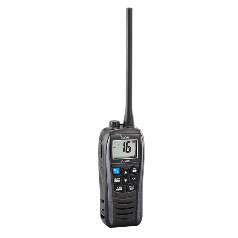 ICOM Marine Handheld VHF Transceiver – IC-M25 Euro