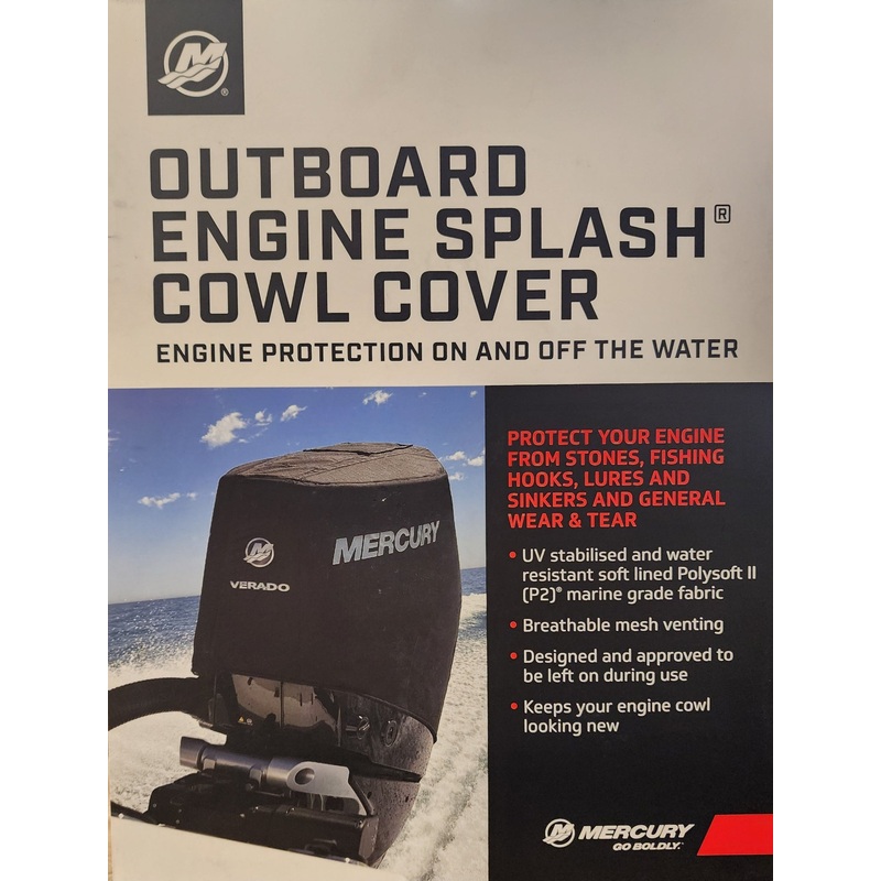 8M8035178 – Outboard Cover – 115hp FourStroke Splash Cover HP Branded