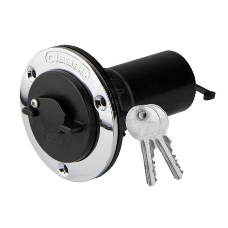 Deck Filler Perko chromed bronze lockable suit 1-1/2 marked diesel – 29678