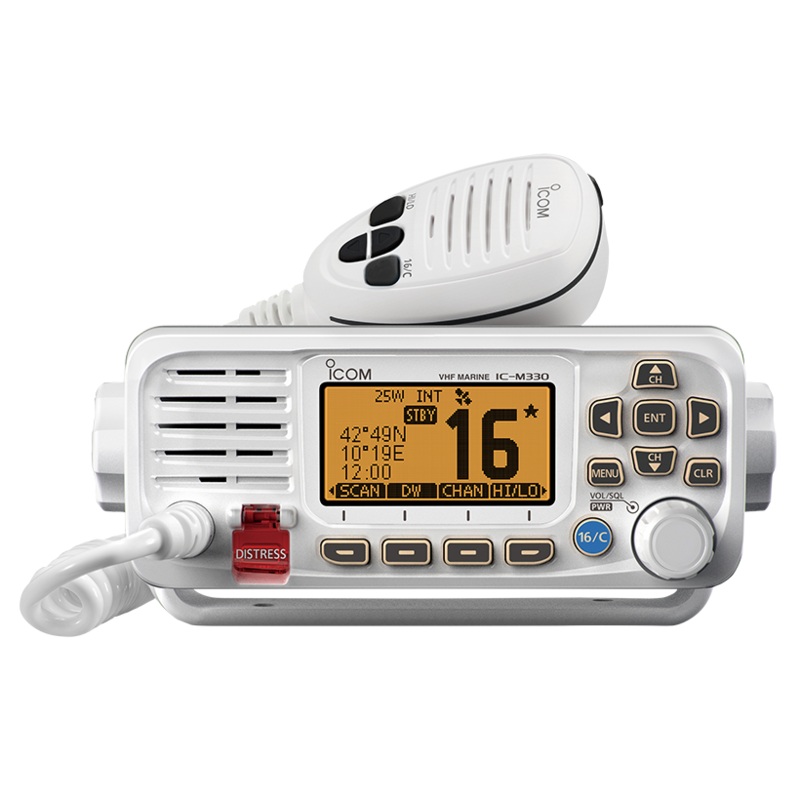 Icom Marine VHF Transceiver – IC-M330GE – White
