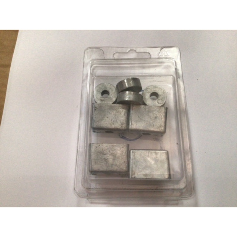 Tohatsu button and block anode set 3B7-60218-1. 338-60218-2