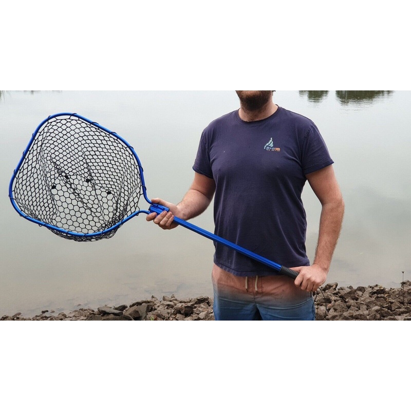 Enviro Mesh Landing Net Aluminium – Blue