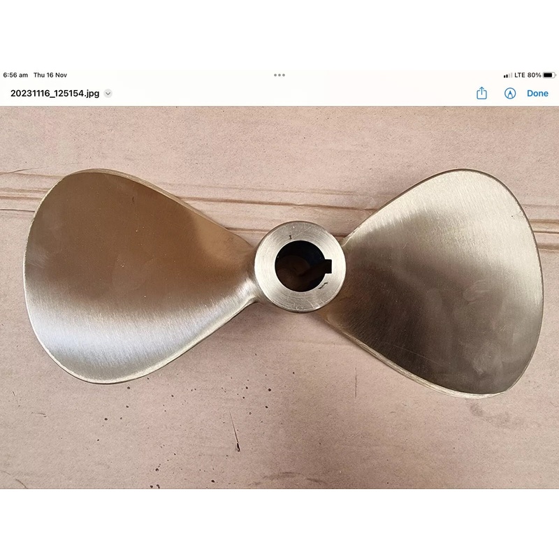 Yacht Propeller Sailboat Shaft Rh. 15 X12 . Sae Taper