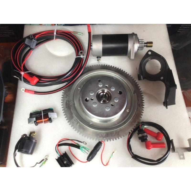 Yamaha 30HP 2 stroke 2 cyc Electric start conversion kit