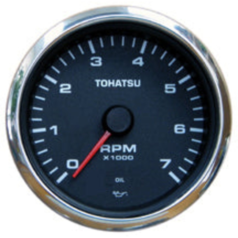 Tohatsu Tachometer – Black Face