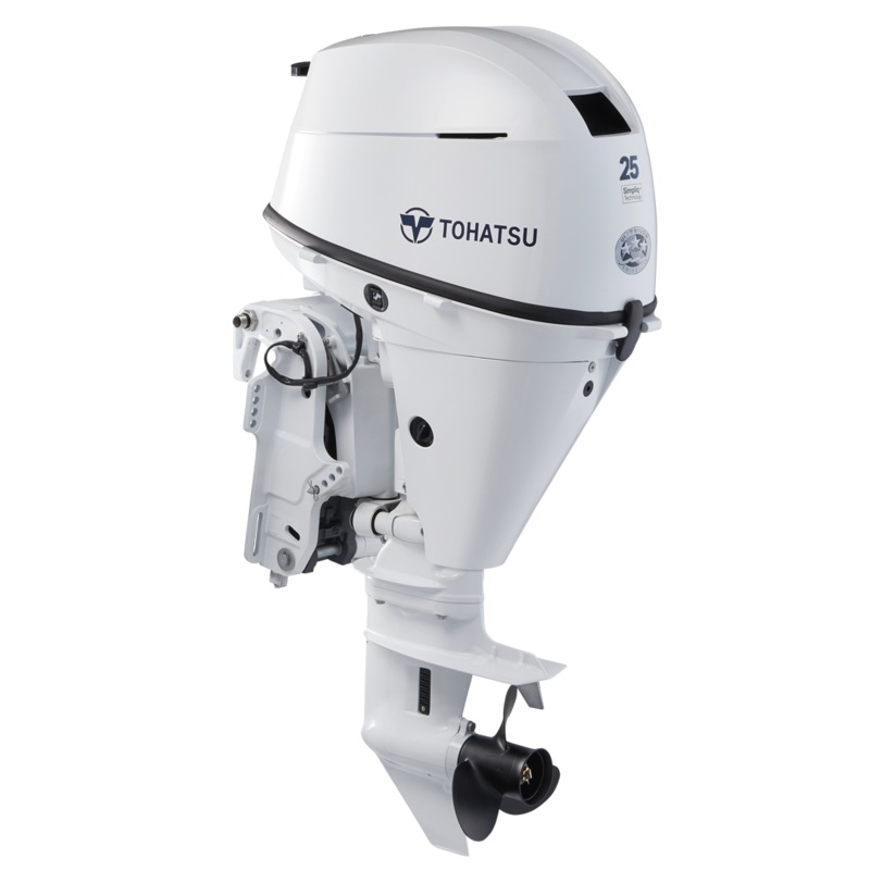 2025 Tohatsu 25 HP MFS25DWETS Remote Bundle